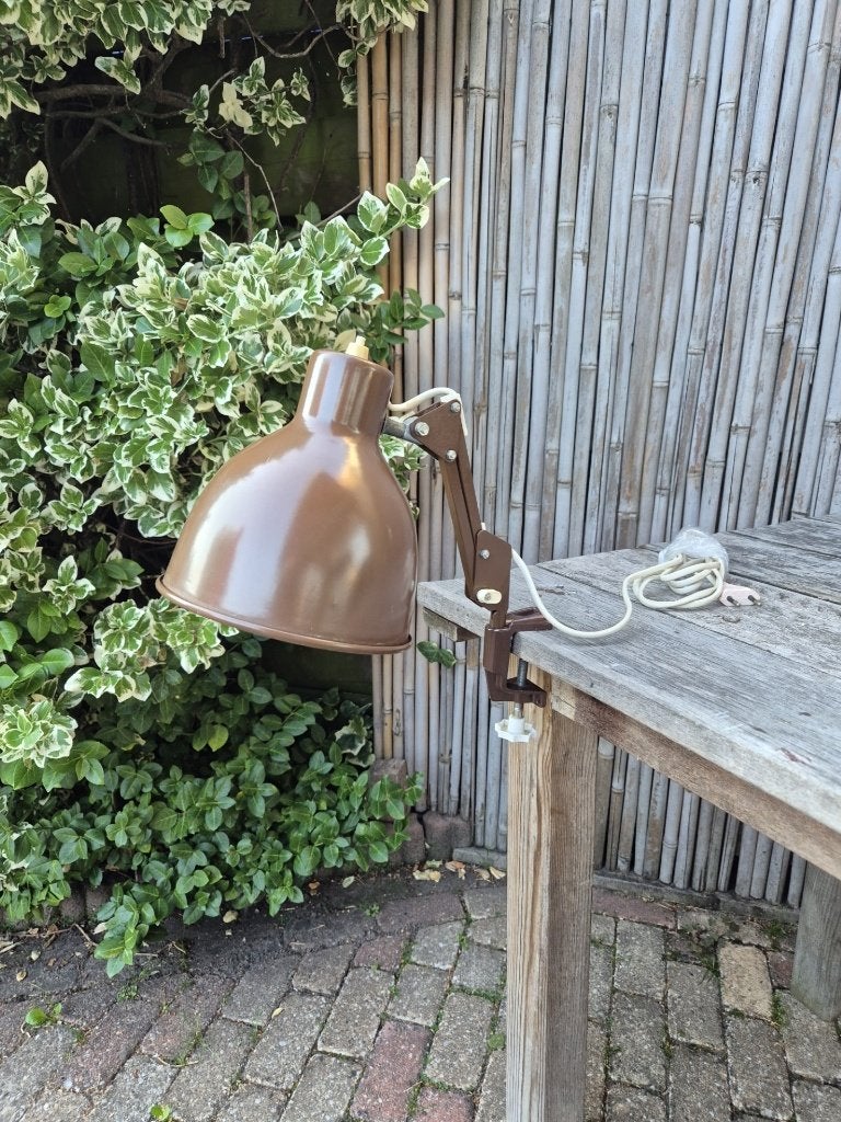 Vintage - Architectenlamp - Tafellamp - Wandlamp - Deens -*., Overige typen, Gebruikt, Vintage, 17 cm
