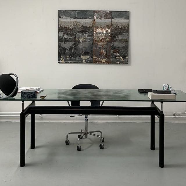 LC6 Dining Table by Le Corbusier for Cassina, 1990s, Huis en Inrichting, Tafels | Eettafels, Ophalen, Gebruikt, 100 tot 150 cm