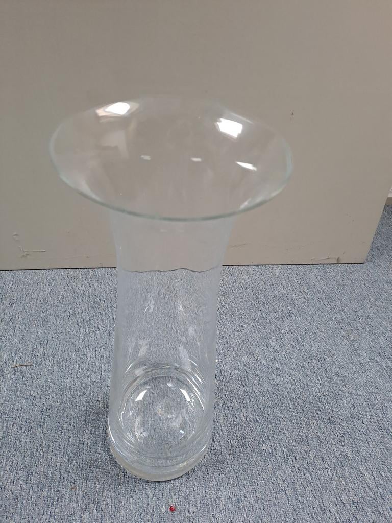 Diverse glazen vazen en potten - Set van 5, Overige kleuren, Ophalen of Verzenden, Minder dan 50 cm, Glas