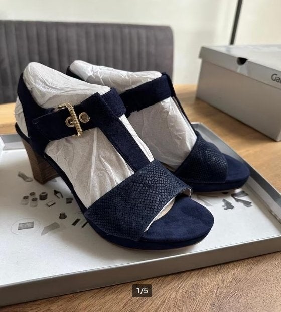 Nieuwe Gabor schoenen - maat 38 (UK 5, wijdte G), Schoenen met lage hakken, Blauw, Gabor, Nieuw