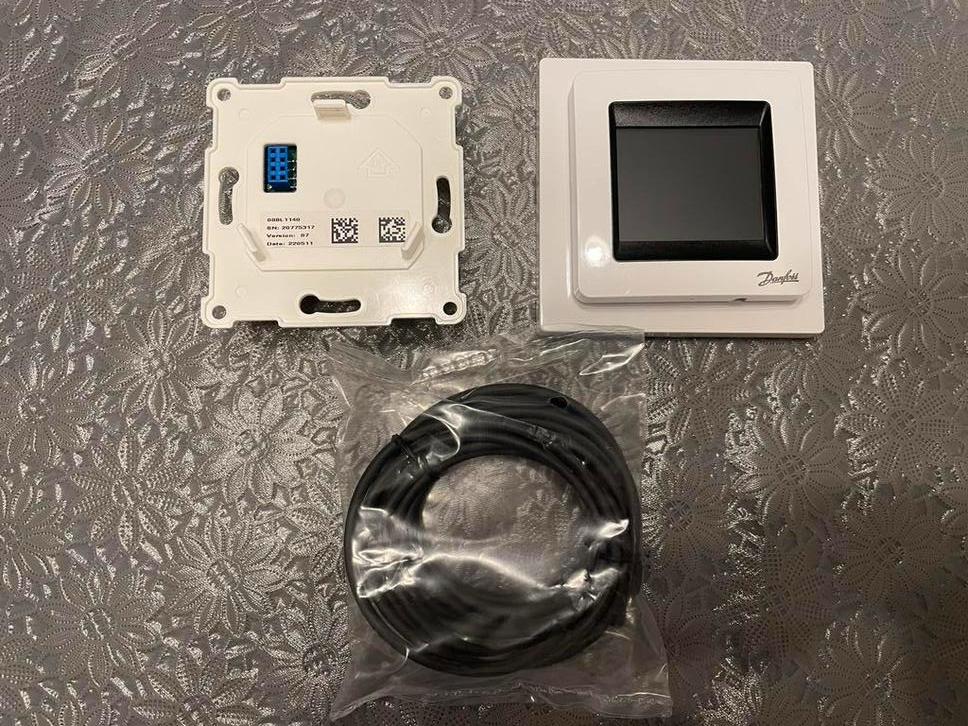 Danfoss 088L0122 ECtemp touch inbouwthermostaat(floorsensor), Ophalen of Verzenden, Slimme thermostaat, Zo goed als nieuw