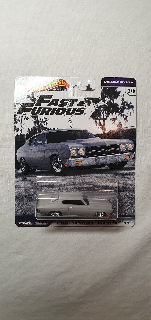 Hot Wheels Premium Fast & Furious 1970 Chevrolet Chevelle SS, Ophalen of Verzenden, Nieuw, Auto