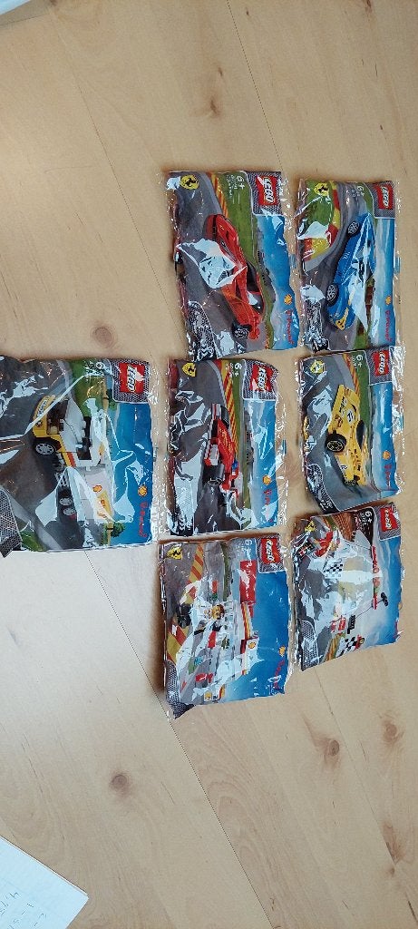 Complete  serie shell polybags Ferrari 40190, 40191, 40192,, Compleet, Lego, Nieuw, Ophalen of Verzenden
