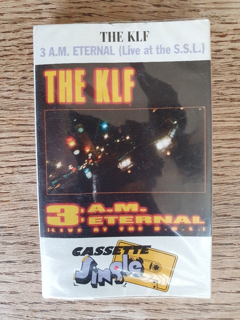 The KLF cassette single  '3 A.M. Eternal' /idem 1990, 1 bandje, Ophalen of Verzenden, Origineel, Pop