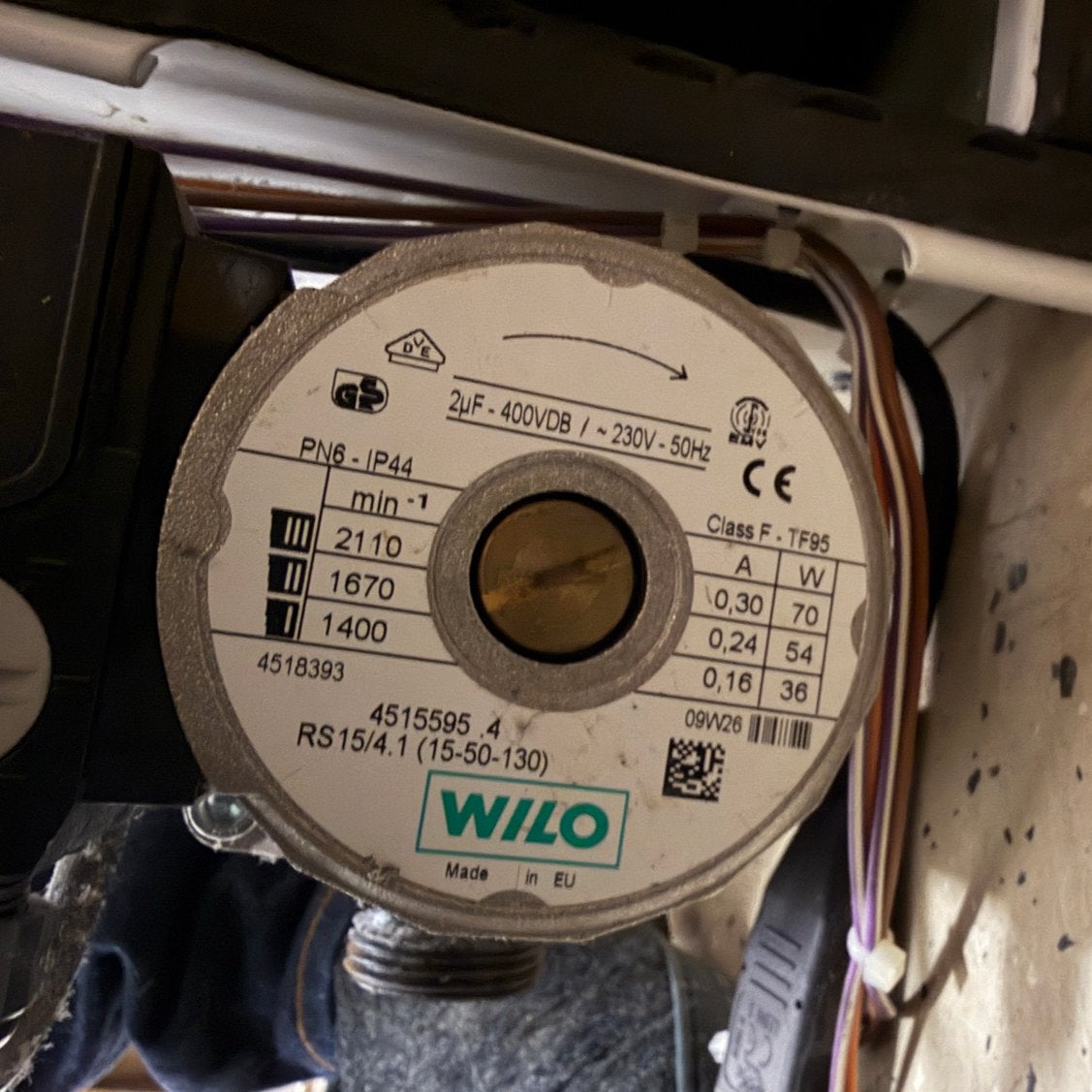 WILO RS15/4.1 Circulatiepomp - in prima staat, Minder dan 30 cm, Overige typen, Minder dan 60 cm, Ophalen of Verzenden