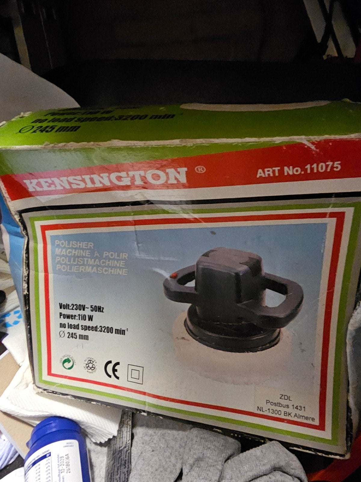kenstington poetsmachine, Ophalen
