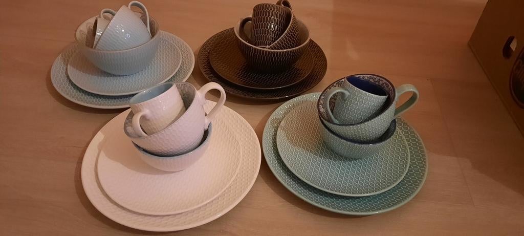 Servies, mix en match, 4 delig, NIEUW, Ophalen, Nieuw, Porselein, Overige stijlen