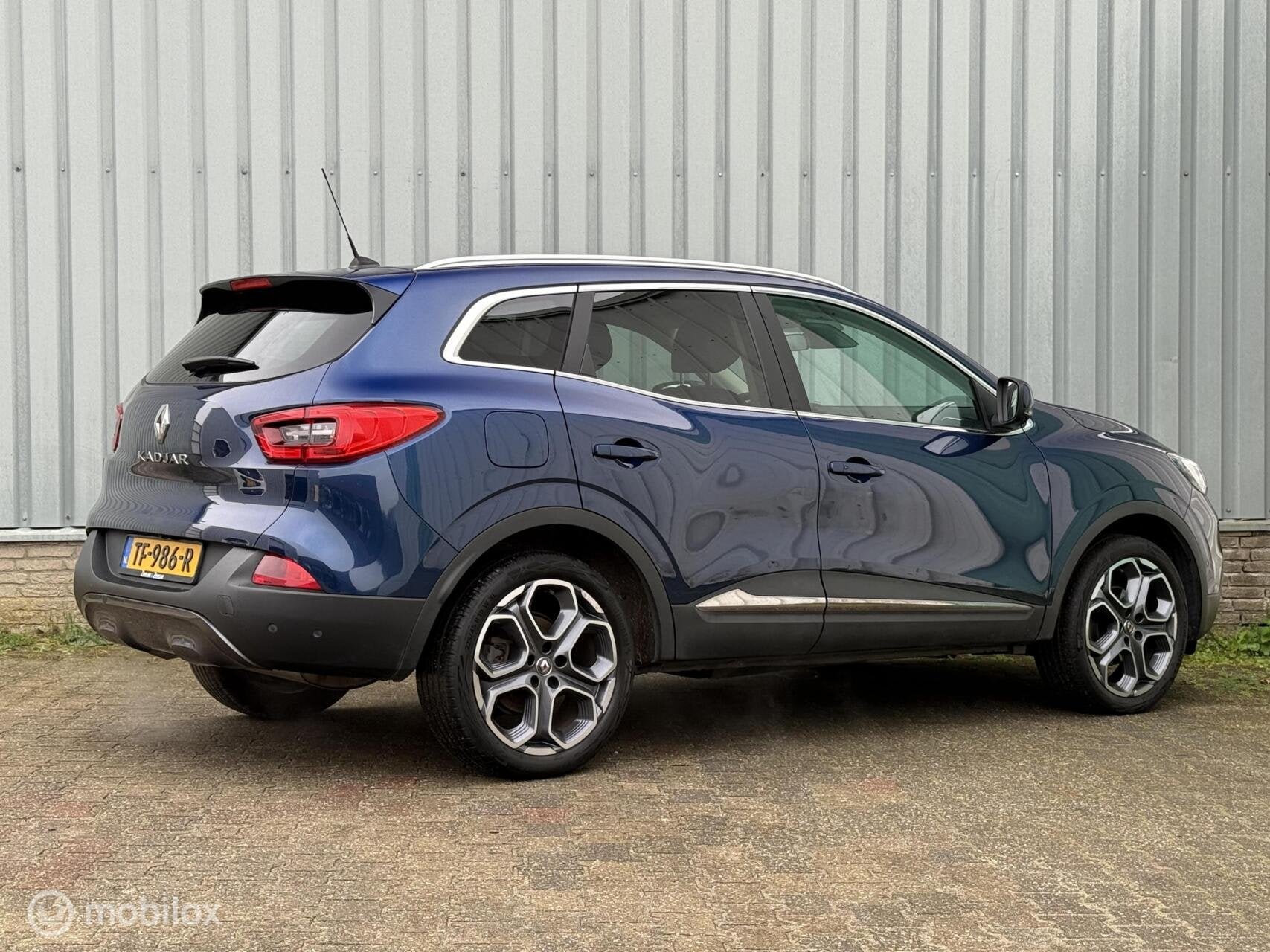 Renault Kadjar 1.2 TCe | Leder | Elek. stoel | Camera, Auto's, Voorwielaandrijving, Kadjar, 4 cilinders, Blauw