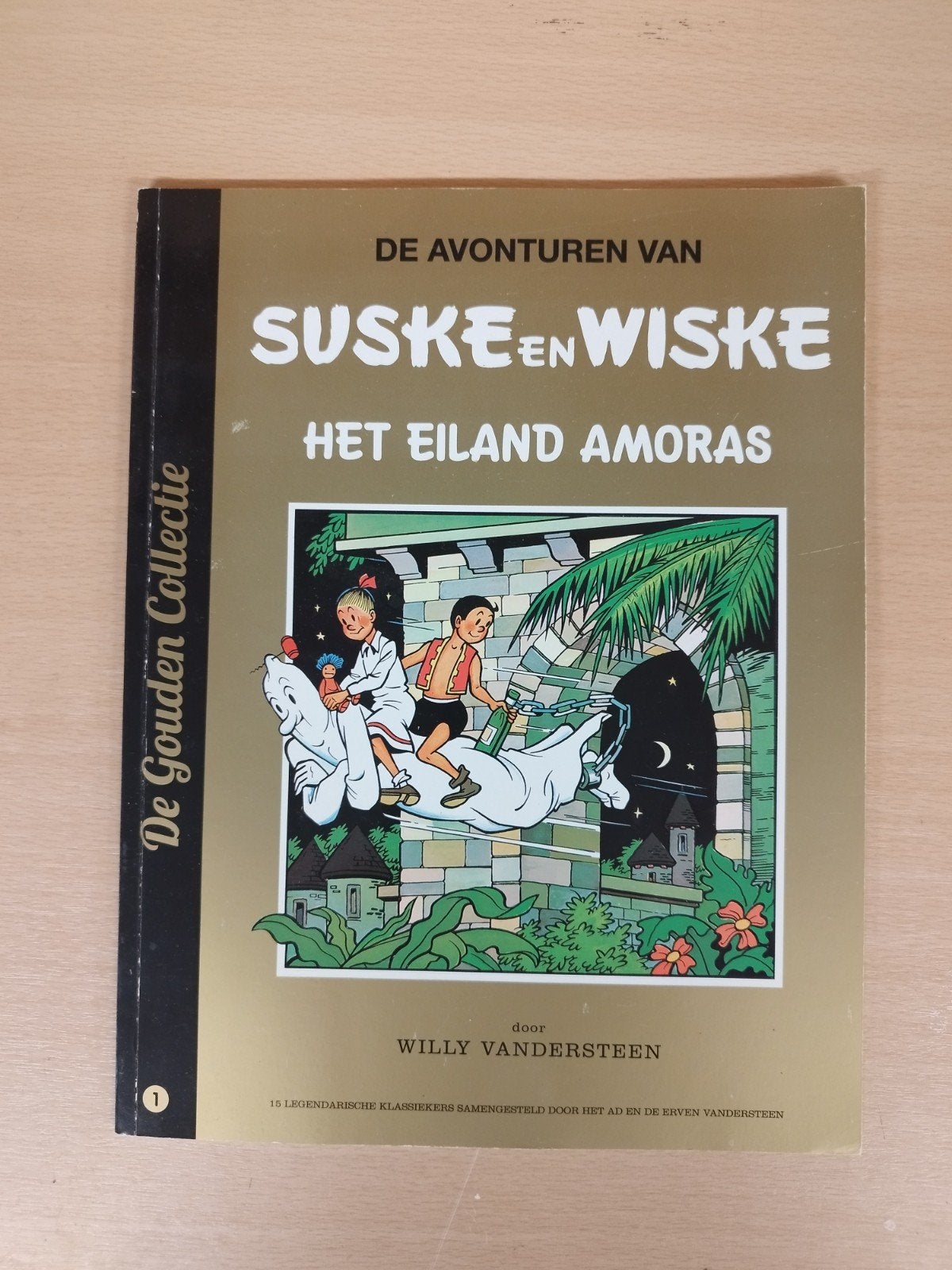 Suske en Wiske Gouden collectie nr. 1, Boeken, Willy Vandersteen, Eén stripboek, Ophalen of Verzenden, Zo goed als nieuw