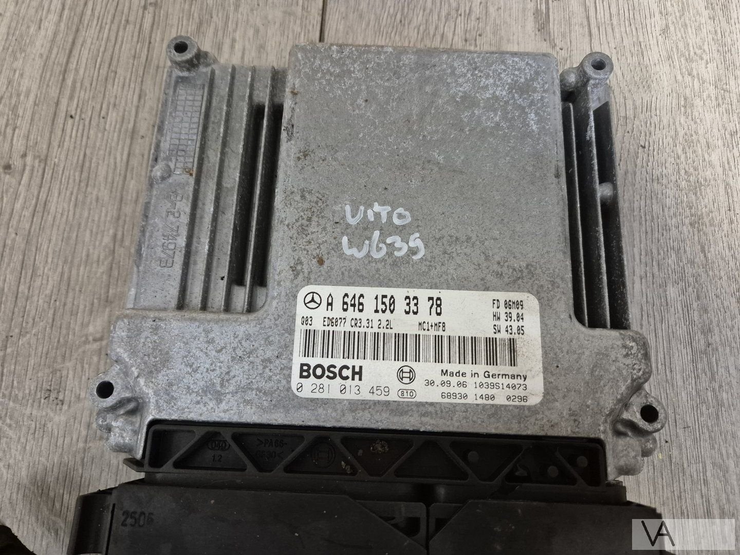 Mercedes Vito 2.2 109 W639 ecu motorcomputer a6461503378, Gebruikt, -, Ophalen of Verzenden, -