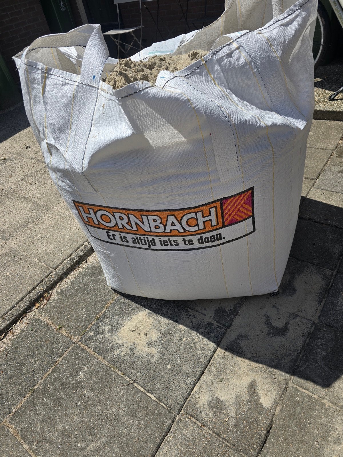 Hornbach Big Bag Zand - Ophoogzand/Straatzand, Tuin en Terras, Ophalen, Nieuw, Straatzand