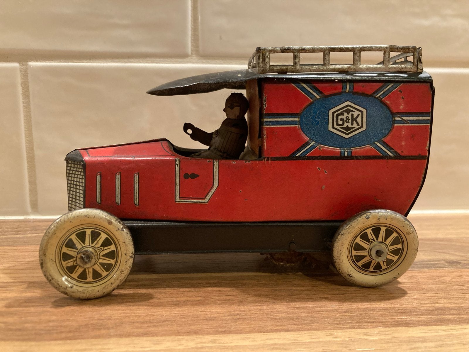 Antieke G&K Blikken Auto Speelgoed Made in Germany, Antiek en Kunst, Antiek | Speelgoed, Ophalen