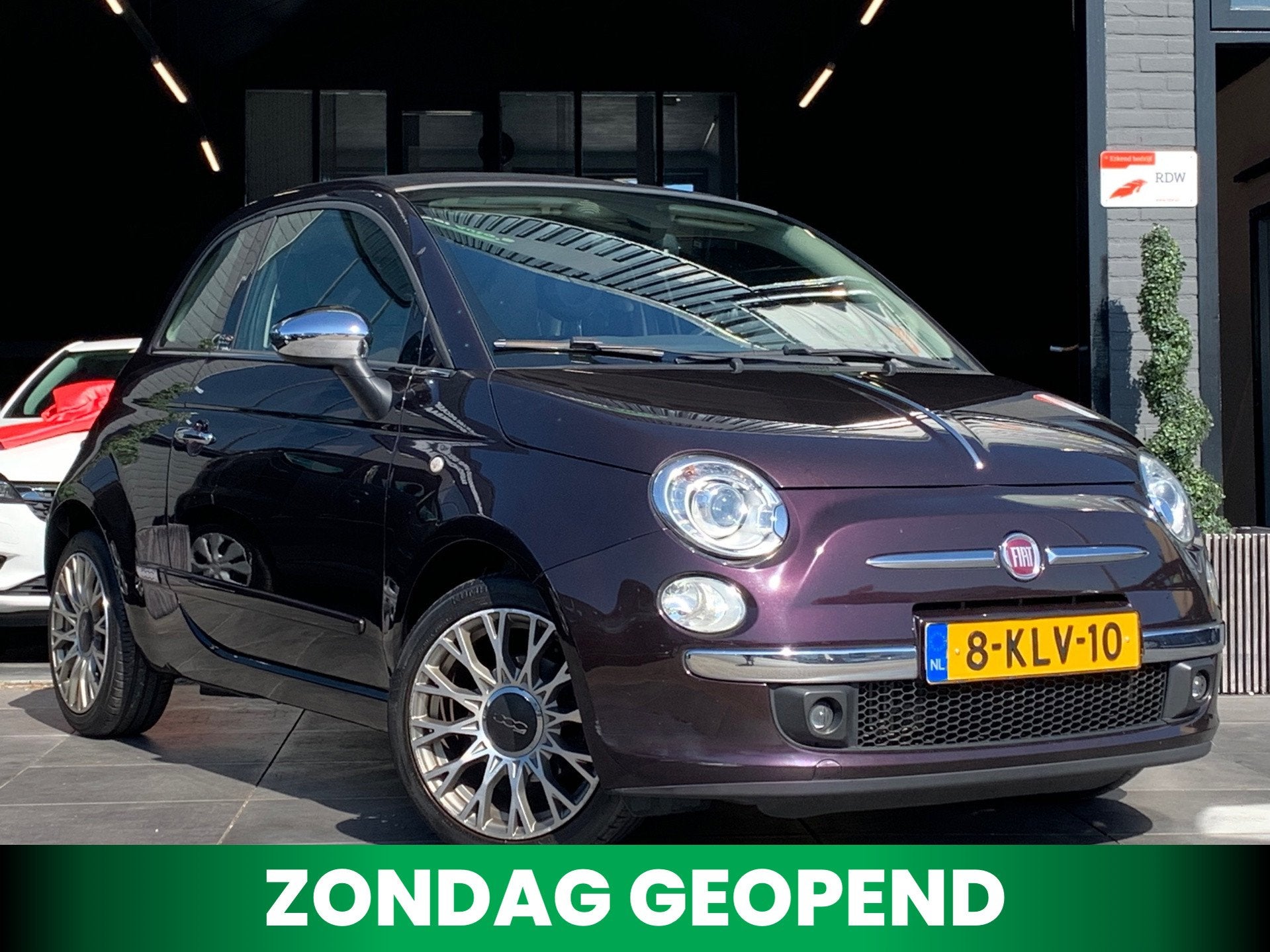 Fiat 500 C 0.9TwinAir Lounge|1e eig|NAP|Airco|El.Ramen|Leder, Auto's, Fiat, Euro 5, 86 pk, Gebruikt, Overige kleuren