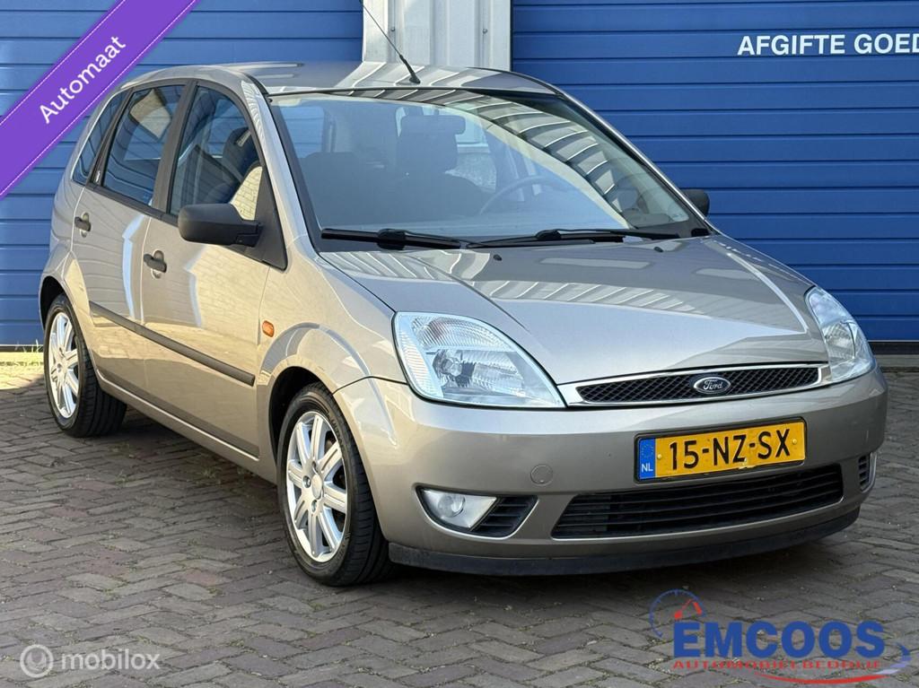 Ford Fiesta 1.6-16V Ghia * Airco * Automaat * 5 deurs *, Auto's, 1596 cc, 101 pk, 4 cilinders, Origineel Nederlands