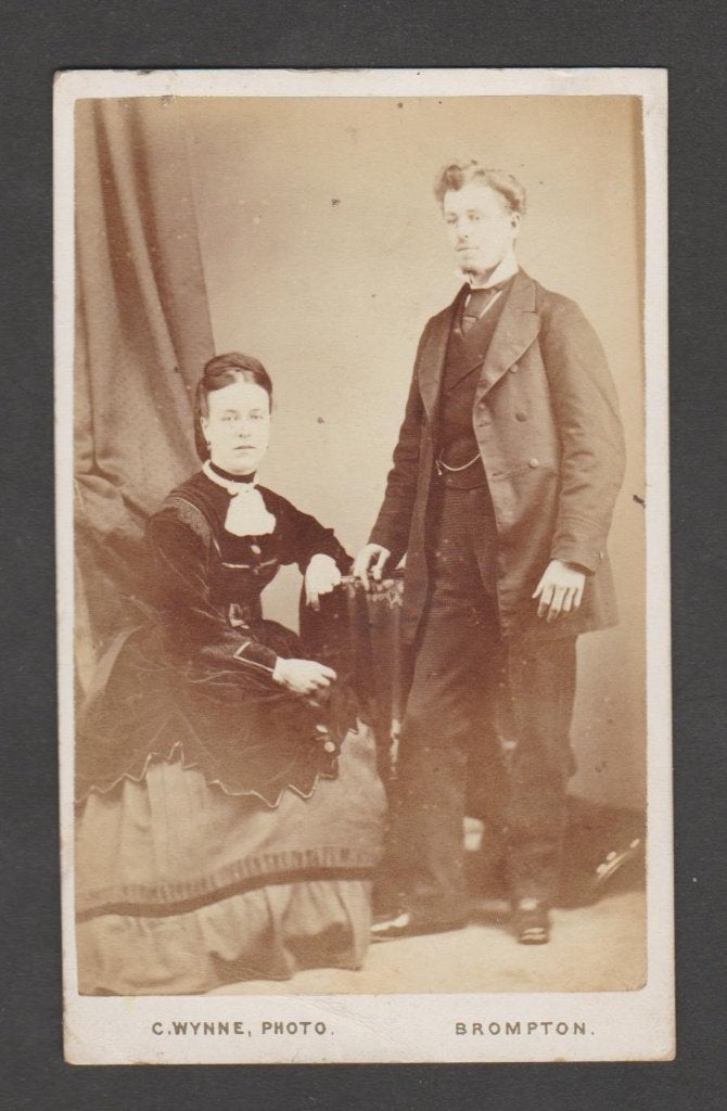 Carte de Visite, Brompton   (653), Verzenden, Voor 1940, Gebruikt, Overige onderwerpen
