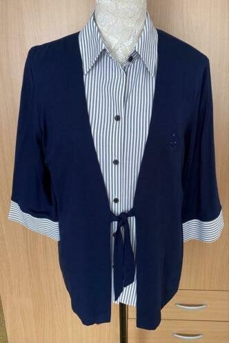 Erfo top maat 42 NIEUW, Blauw, Maat 42/44 (L), Nieuw, Ophalen of Verzenden