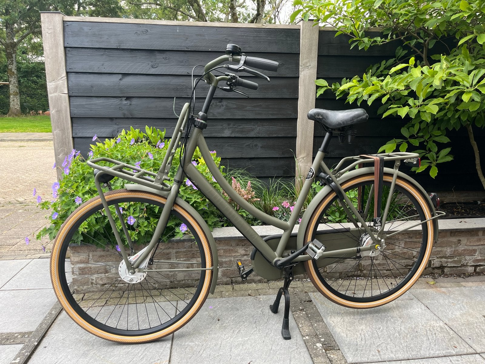 Cortina Damesfiets U4 Transport Raw, Fietsen en Brommers, Terugtraprem, Gebruikt, Versnellingen, 56 cm of meer