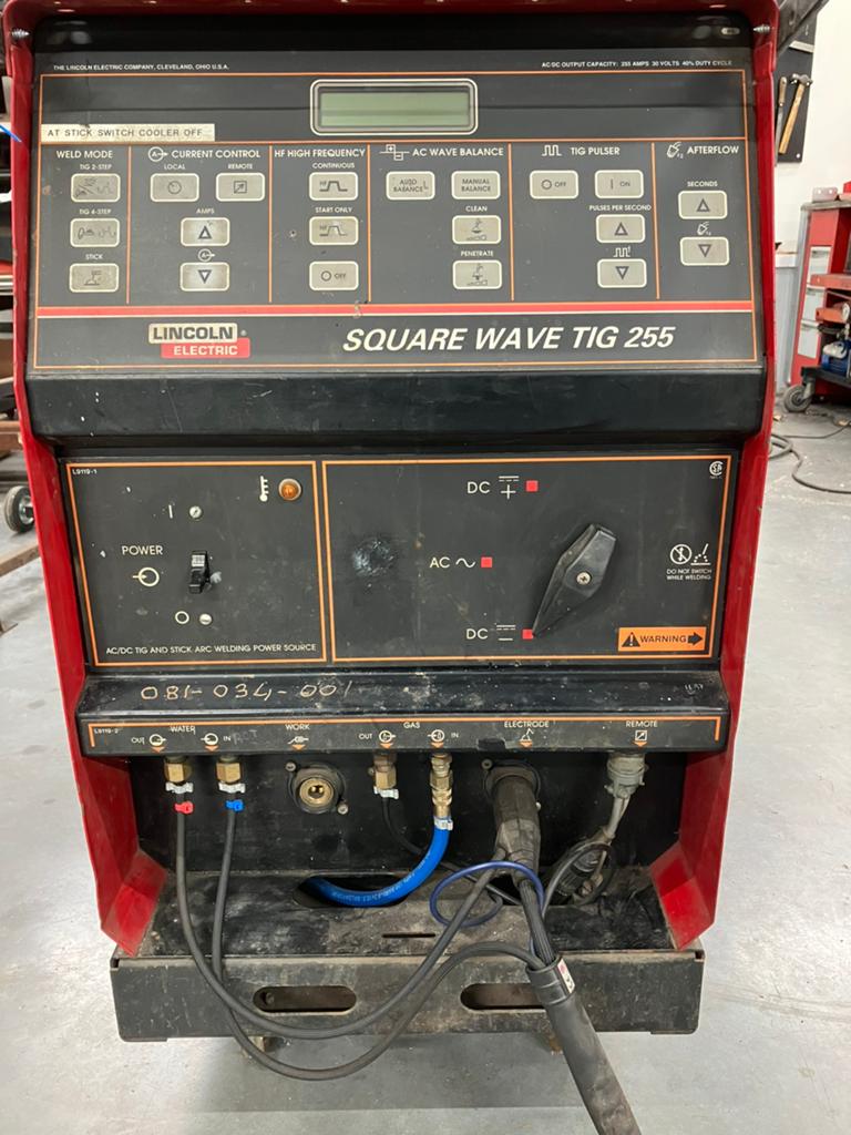 Tig ac dc lasapparaat Lincoln square wave, Ophalen, 250 ampère of meer, Tig