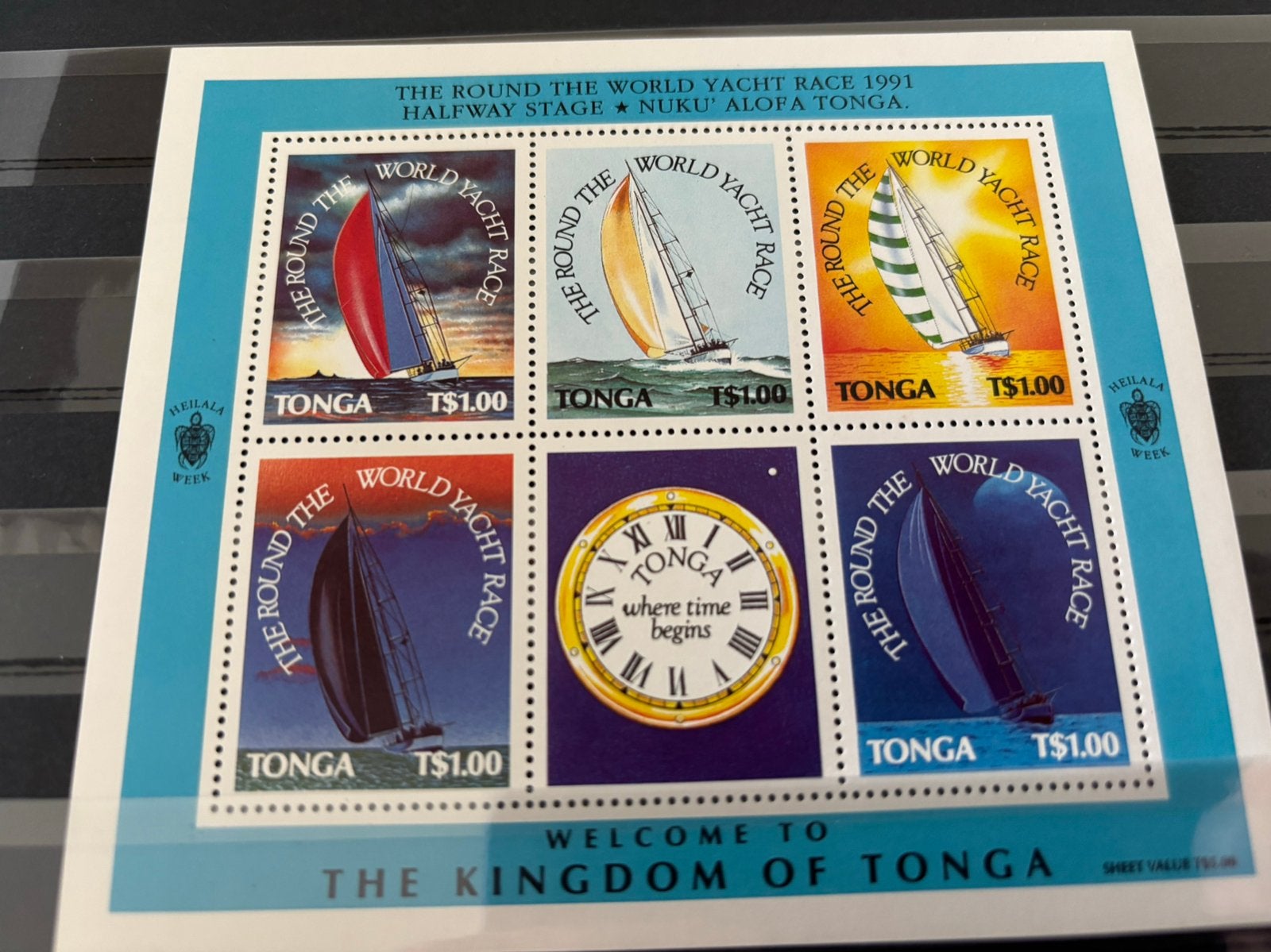 Schepen Tonga 1991, Ophalen of Verzenden, Postfris, Overige thema's