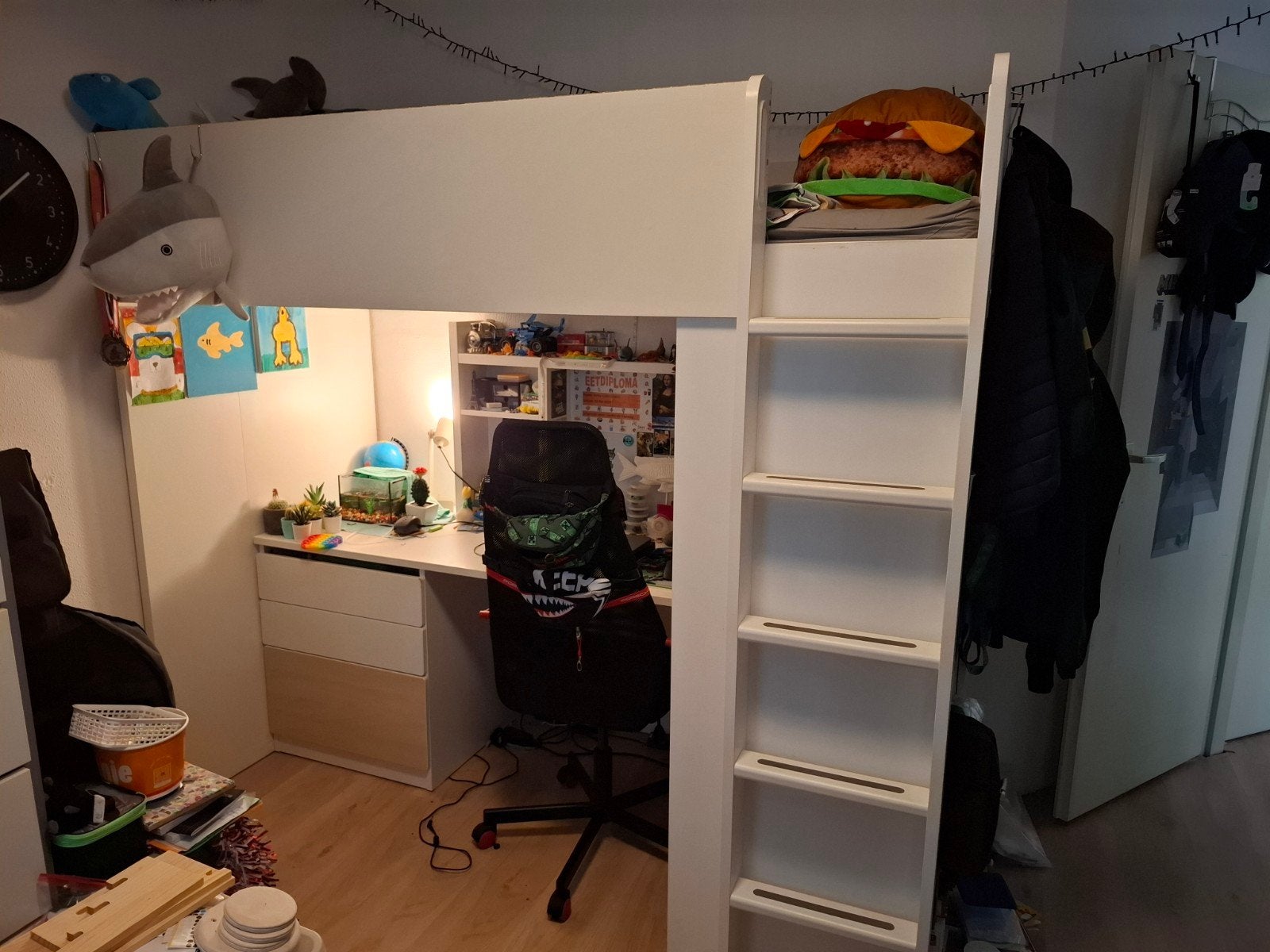 Hoogslaper met buro en kast, Ophalen, Hoogslaper
