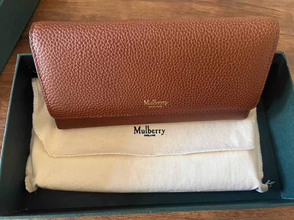 Mulberry continental portemonee - nieuw, Ophalen, Zo goed als nieuw, Vulpen, Overige merken