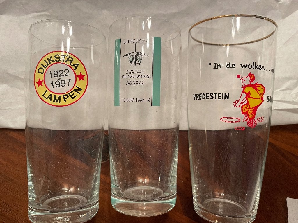 bierglazen, Ophalen of Verzenden, Zo goed als nieuw, Bierglas