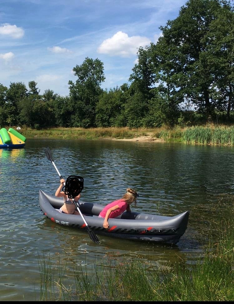 Pure 2 persoons opblaasbare kayak, Watersport en Boten, Kano's, Ophalen, Kajak, Twee personen, Zo goed als nieuw