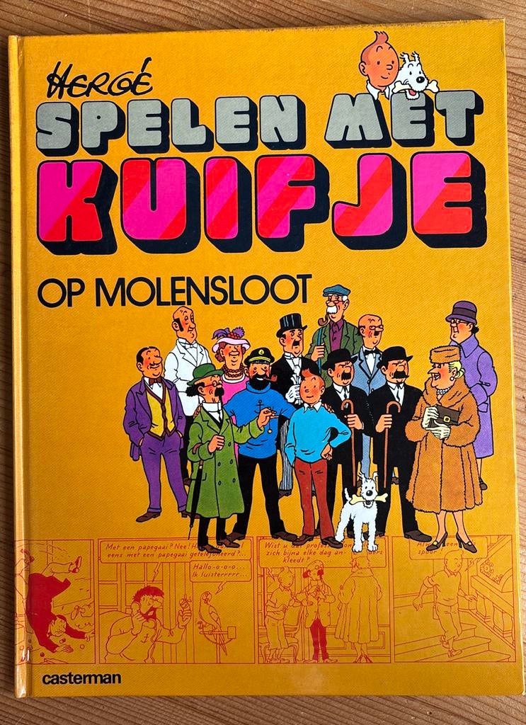 Spelen met Kuifje set Deel 1 & 2 1e druk 1974, Boeken, Meerdere stripboeken, Ophalen of Verzenden, Zo goed als nieuw