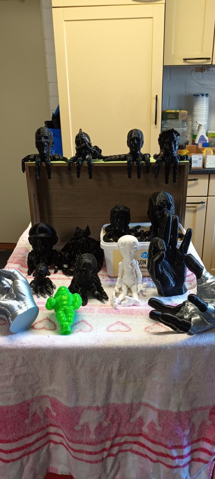 Karikaturen 3d geprint, Ophalen of Verzenden