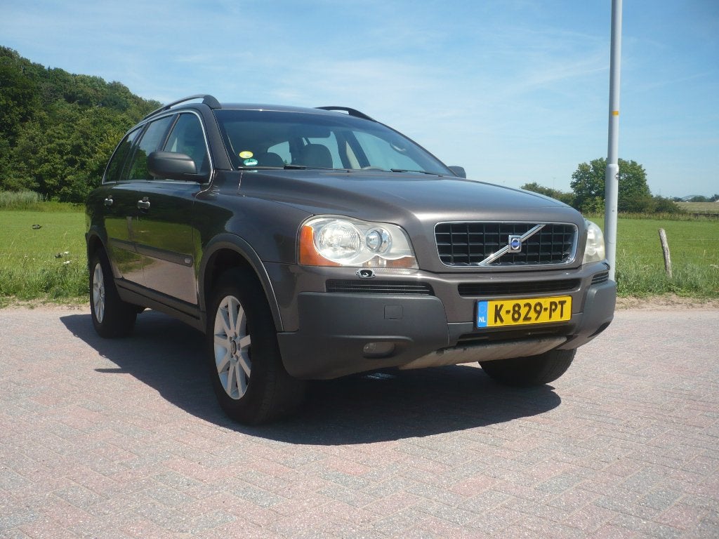 Volvo XC90 2.5 T Momentum Geartronic 2004 7P. Meeneem prijs, Bruin, 7 stoelen, 2521 cc, Leder