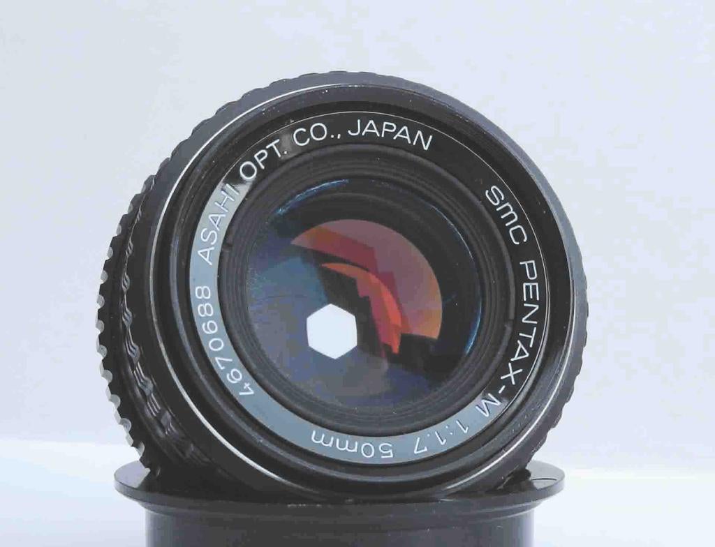 Pentax M 50mm 1.7 SMC, Ophalen of Verzenden, Zo goed als nieuw, Standaardlens