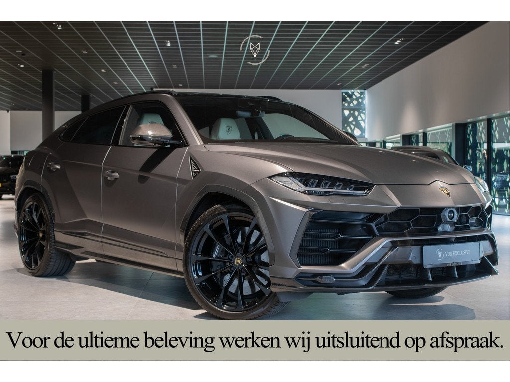 Lamborghini Urus 4.0 V8 BTW Full Carbon in- & exterieur|B&O, Auto's, Lamborghini, Automaat, Urus, Gebruikt, Leder