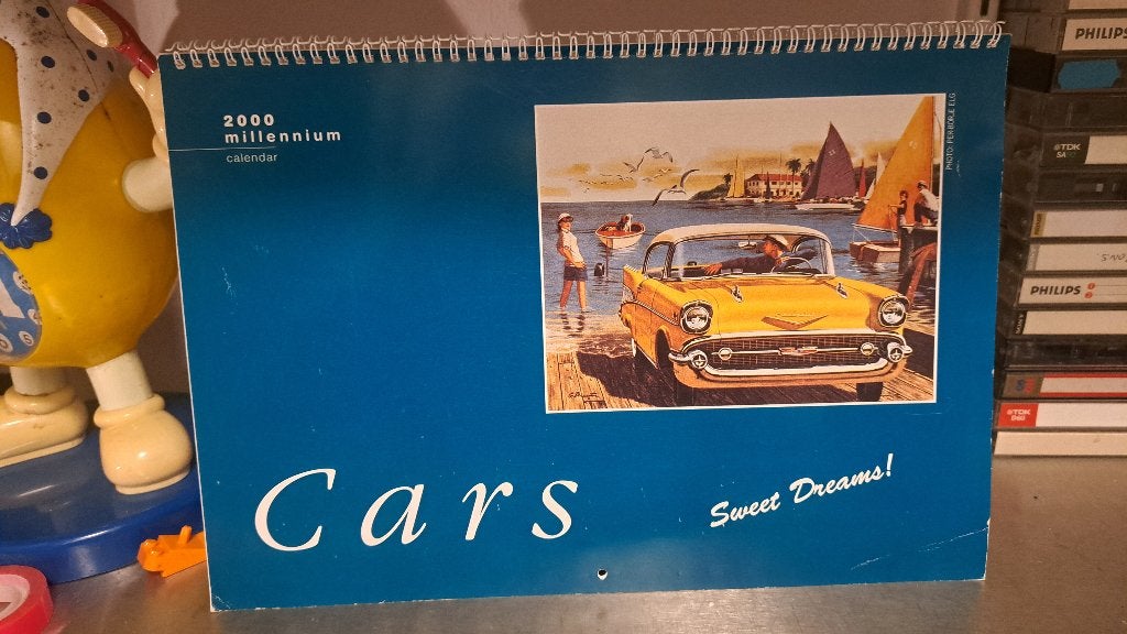 Cars sweet dreams kalender 2000 (Z262-34) Arendsbanden, Ophalen of Verzenden, Jaarkalender, Zo goed als nieuw