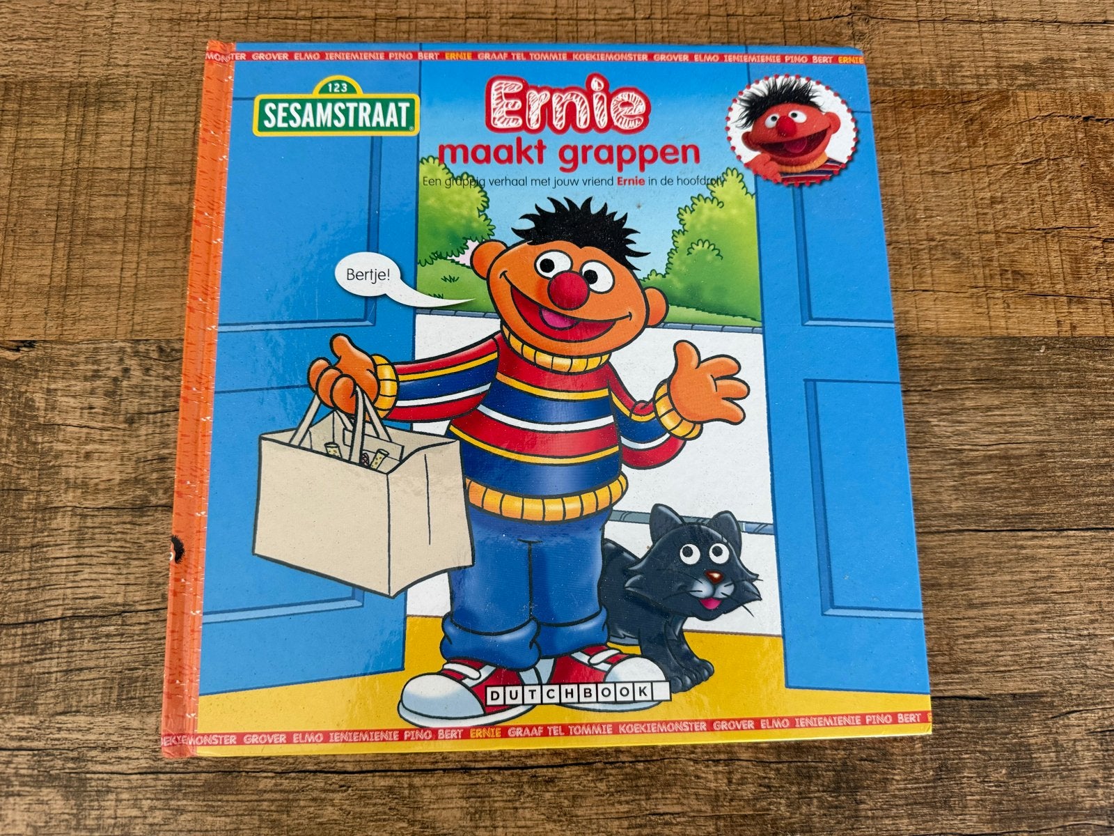 Ernie maakt grappen - Sesamstraat kinderboek, Fictie algemeen, Jongen of Meisje, Ophalen of Verzenden, Zo goed als nieuw