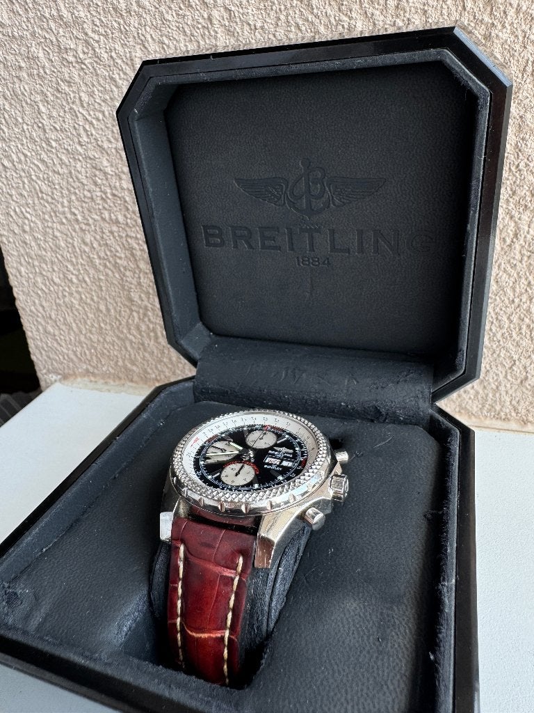 Breitling for Bentley | Full Set | Defect |, Ophalen, Staal, Breitling, Polshorloge