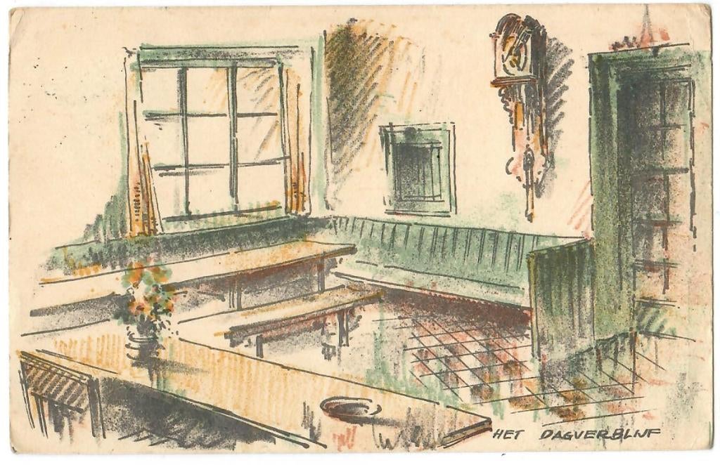 Bakkeveen - Volkshogeschool Allardsoog, Verzenden, 1940 tot 1960, Gelopen, Friesland