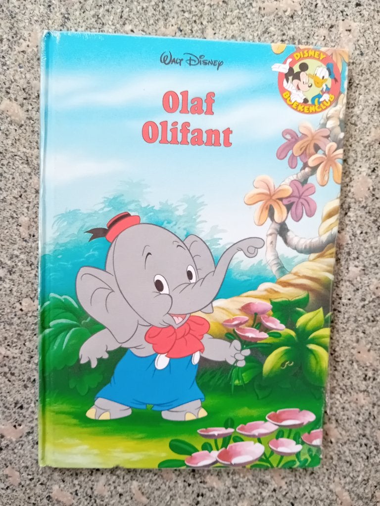 Disney Boekenclub boekje Olaf Olifant, Ophalen of Verzenden, Overige figuren, Gebruikt, Beeldje of Figuurtje