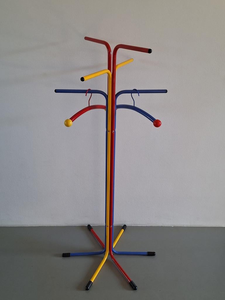 vintage Ikea design Plagg staande kapstok kledinghanger 1,2m, Ophalen, Gebruikt, 100 tot 150 cm, Metaal