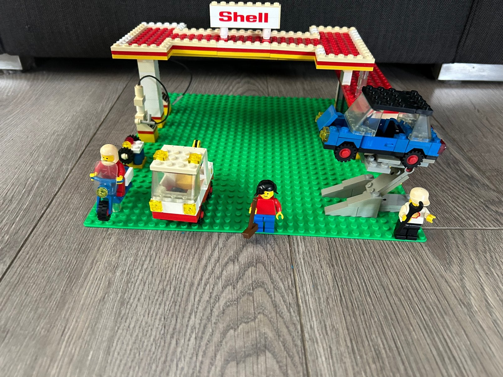 Lego classic town 6371 Service Station, Ophalen of Verzenden, Gebruikt, Lego