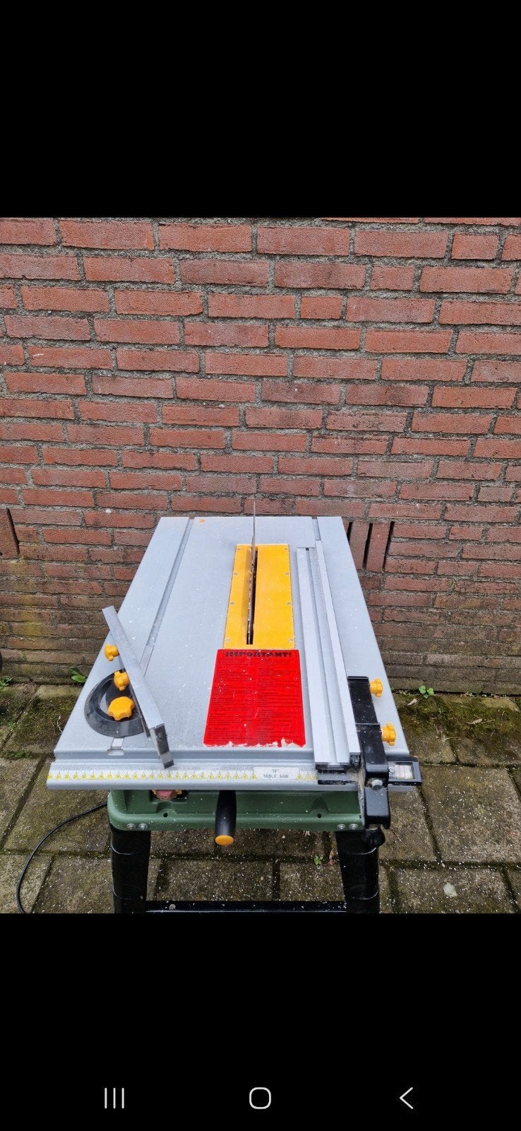 Tafelzaag - Cirkelzaag, Gebruikt, Cirkelzaag, Onbekend, 600 tot 1200 watt