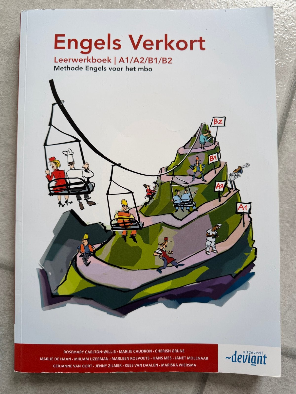 MBO Engels Verkort Leerwerkboek A1/A2/B1/B2, Ophalen of Verzenden, Zo goed als nieuw, Non-fictie