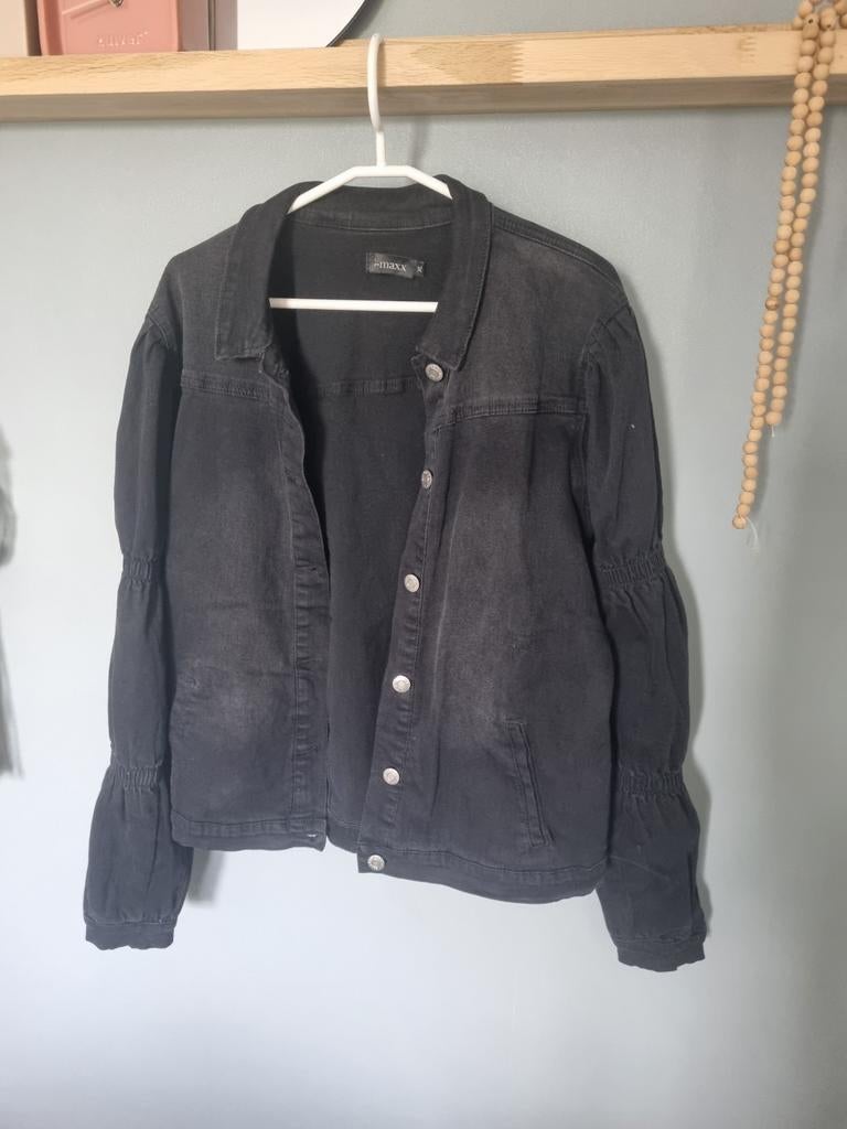 Mooi g maxx spijkerjasje zwart met stretch maat xl €9, Ophalen of Verzenden, Zo goed als nieuw, Maat 46/48 (XL) of groter, Zwart