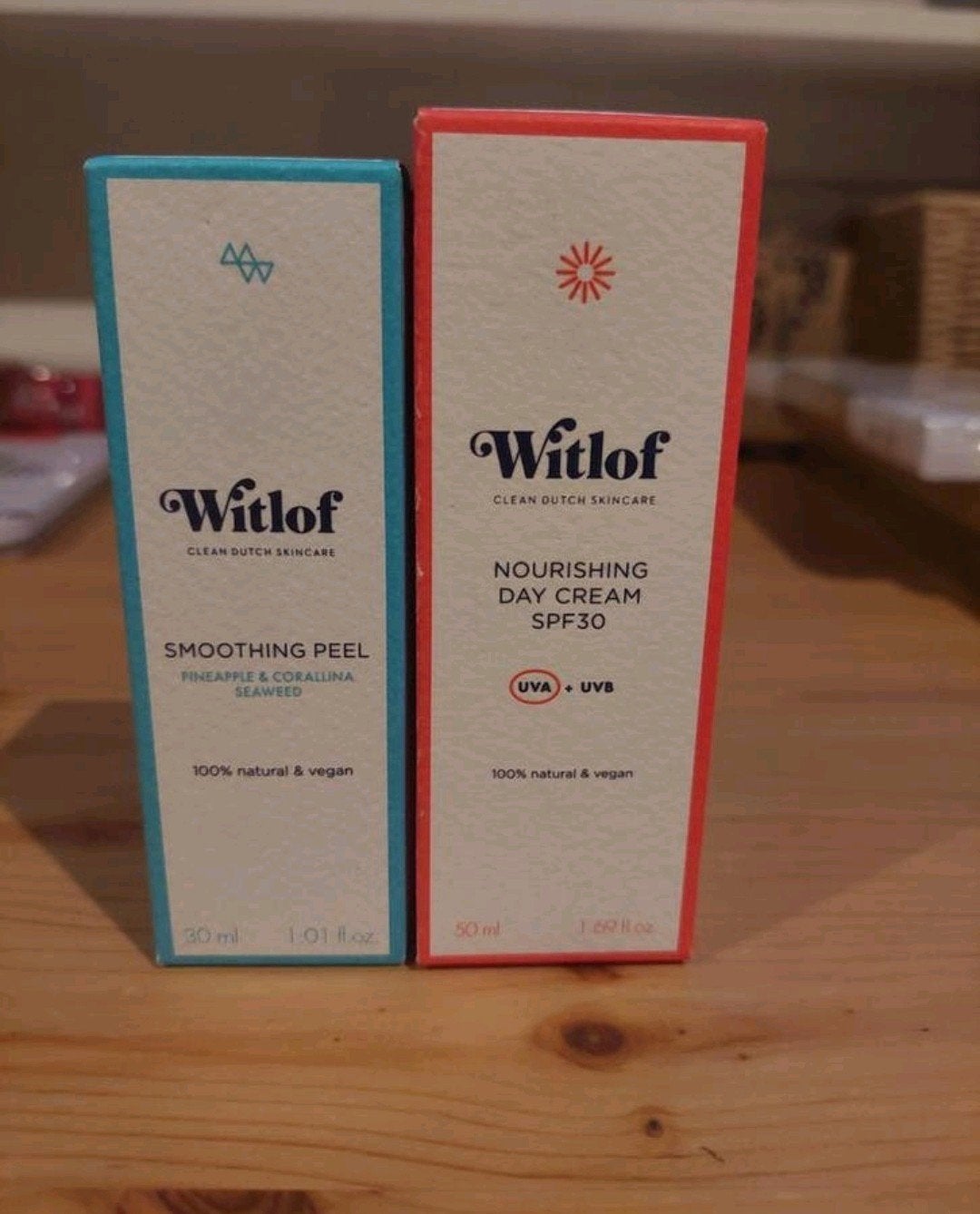 Witlof dagcrème spf30 en smooting peel NIEUW, ook per stuk., Ophalen of Verzenden, Nieuw, Gehele gezicht, Verzorging