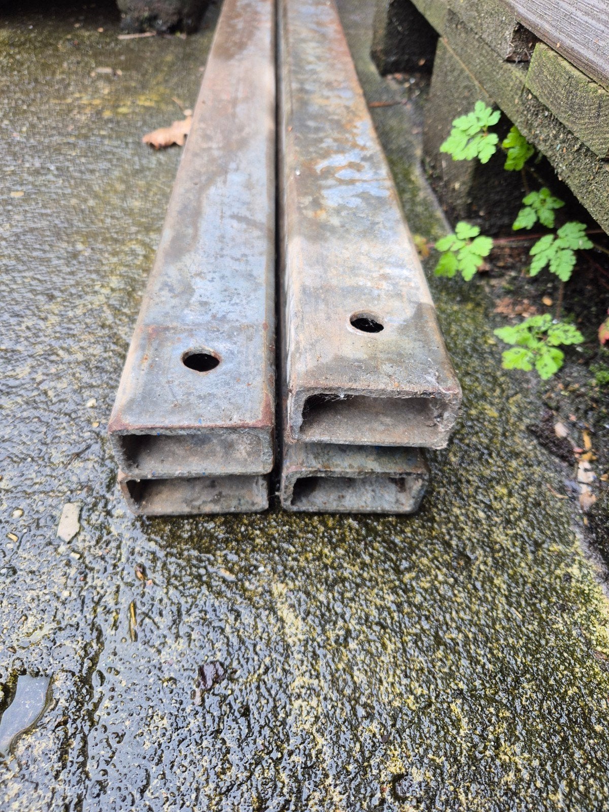Stalen kokers, Doe-het-zelf en Verbouw, Metalen, Ophalen, Gebruikt, IJzer