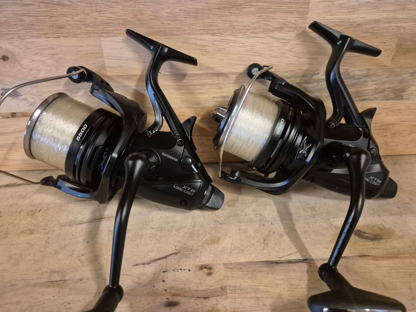 2x shimano big baitrunner xtb 5500., Watersport en Boten, Hengelsport | Karpervissen, Ophalen of Verzenden, Zo goed als nieuw