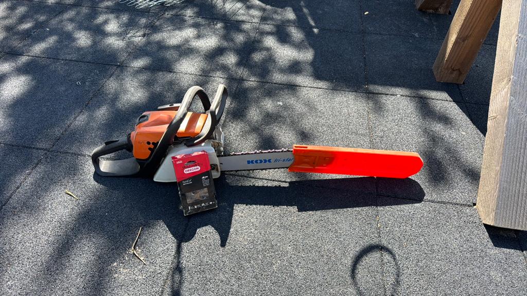 Kettingzaag Stihl, Gebruikt, Kettingzaag, Ophalen of Verzenden, 30 tot 70 mm