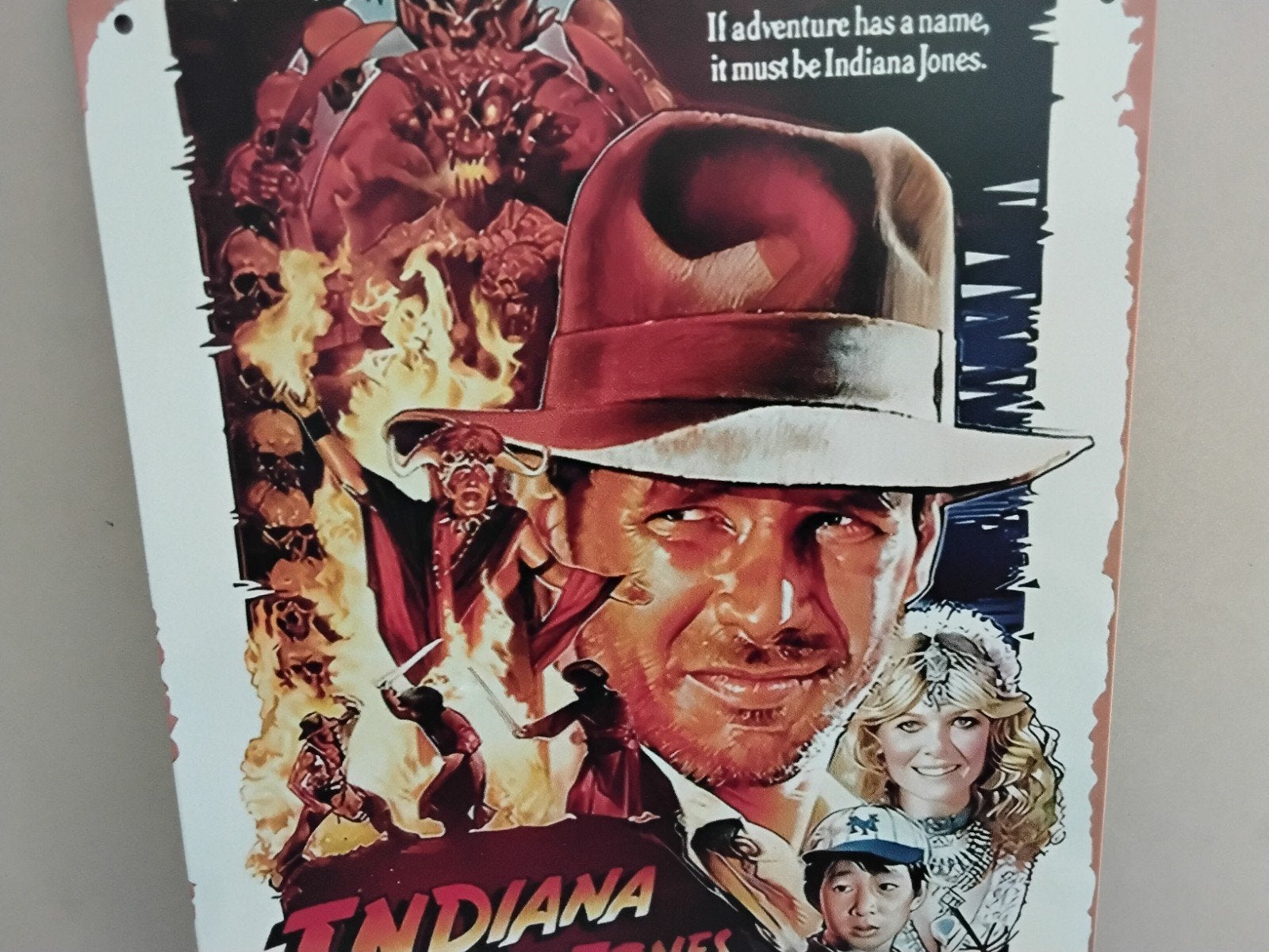 INDIANA  JONES   AND THE TEMPLE OF DOOM, Ophalen of Verzenden