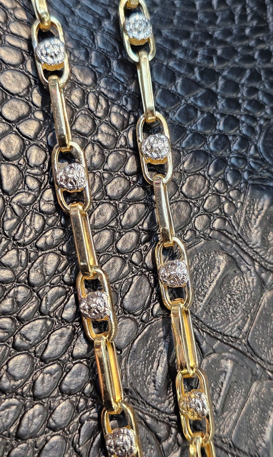 Prachtige Medusa 14k gouden ketting