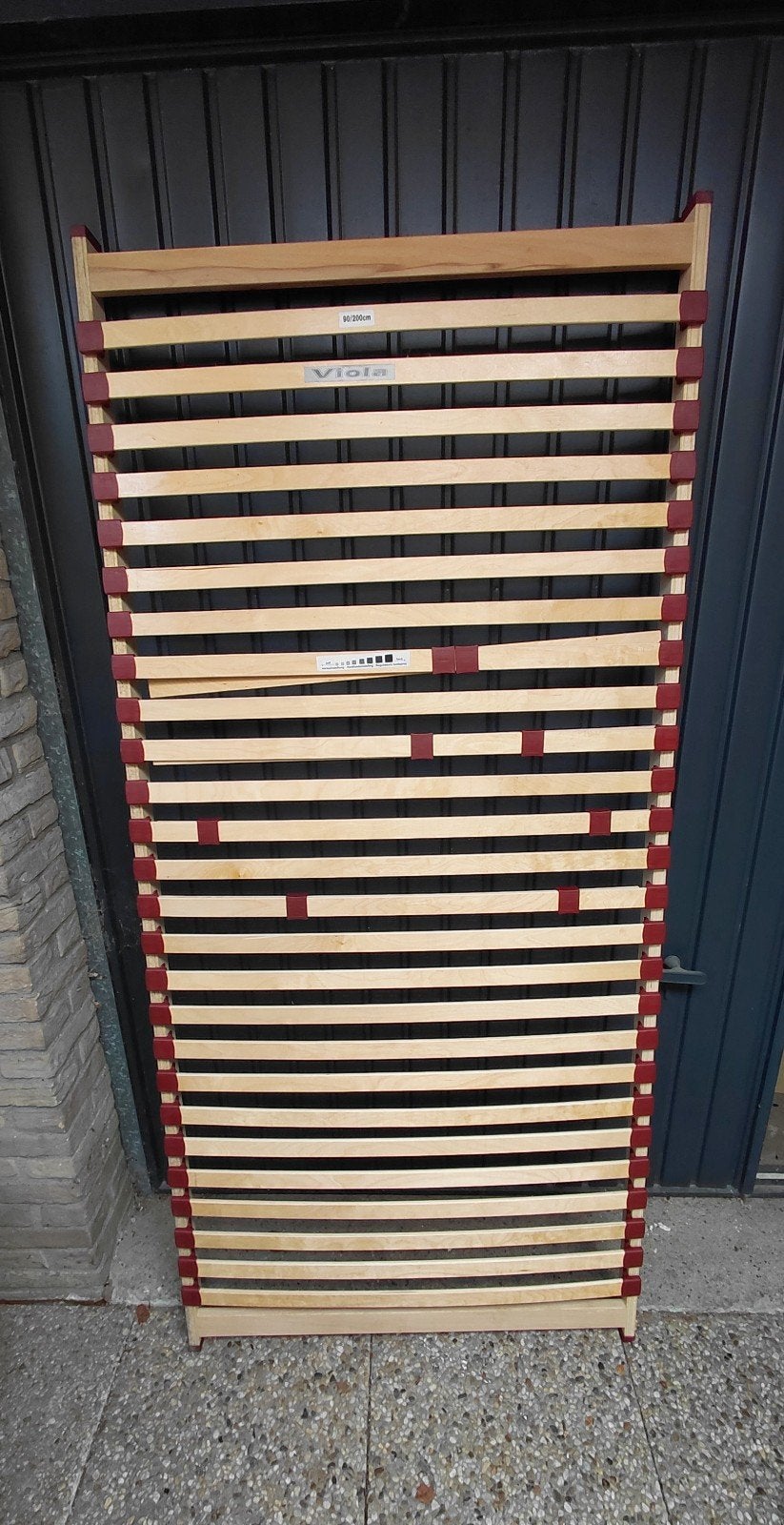 Viola Lattenbodem 90x200 cm met hardheidsinstelling, 90 cm, Eenpersoons, Ophalen of Verzenden, Zo goed als nieuw