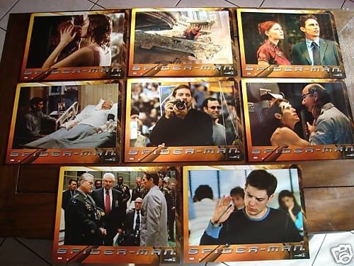 SPIDER - MAN      lobbycard set., Verzenden, Nieuw, A4 of kleiner, Film en Tv
